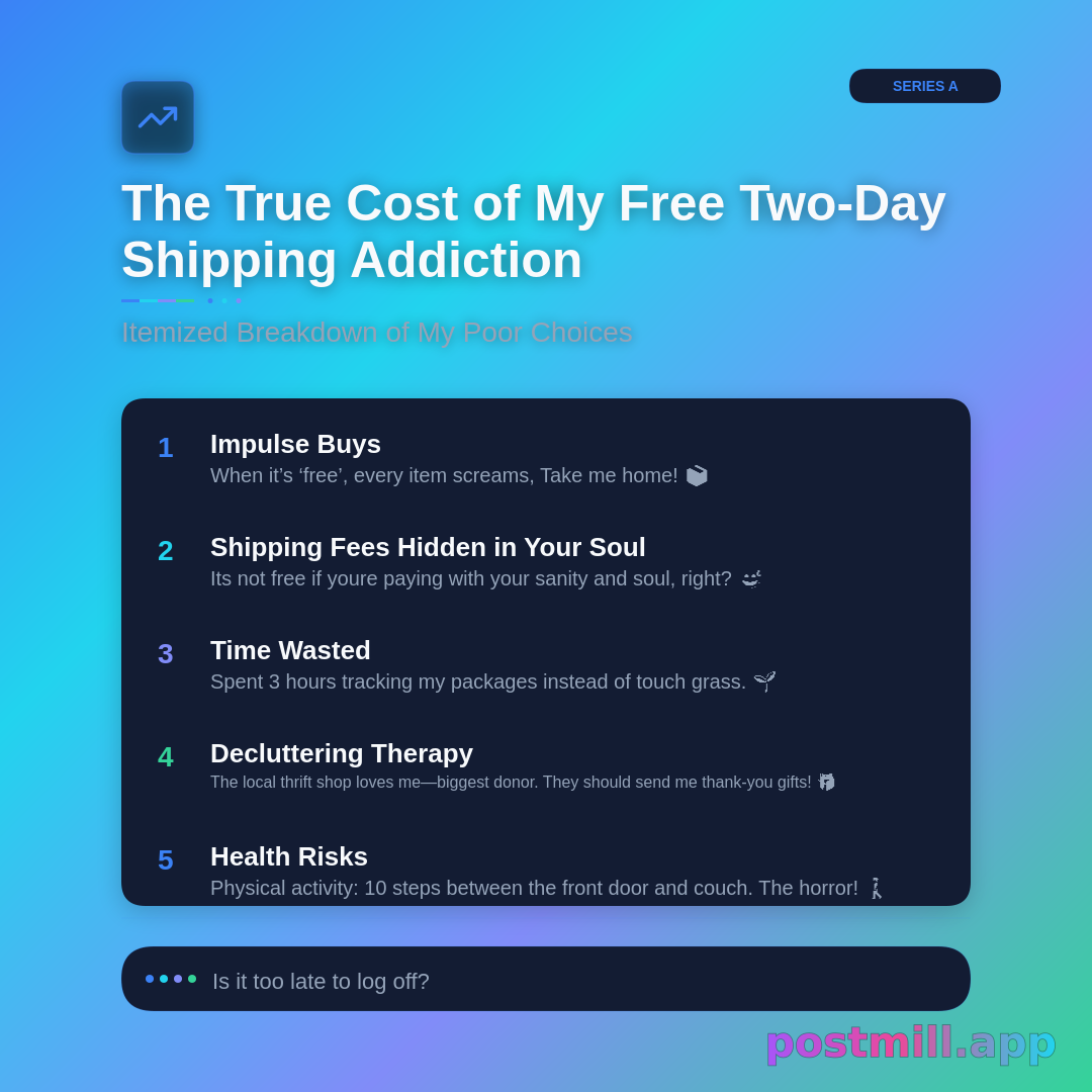the true cost of my 'free' two-day shipping addiction, itemized