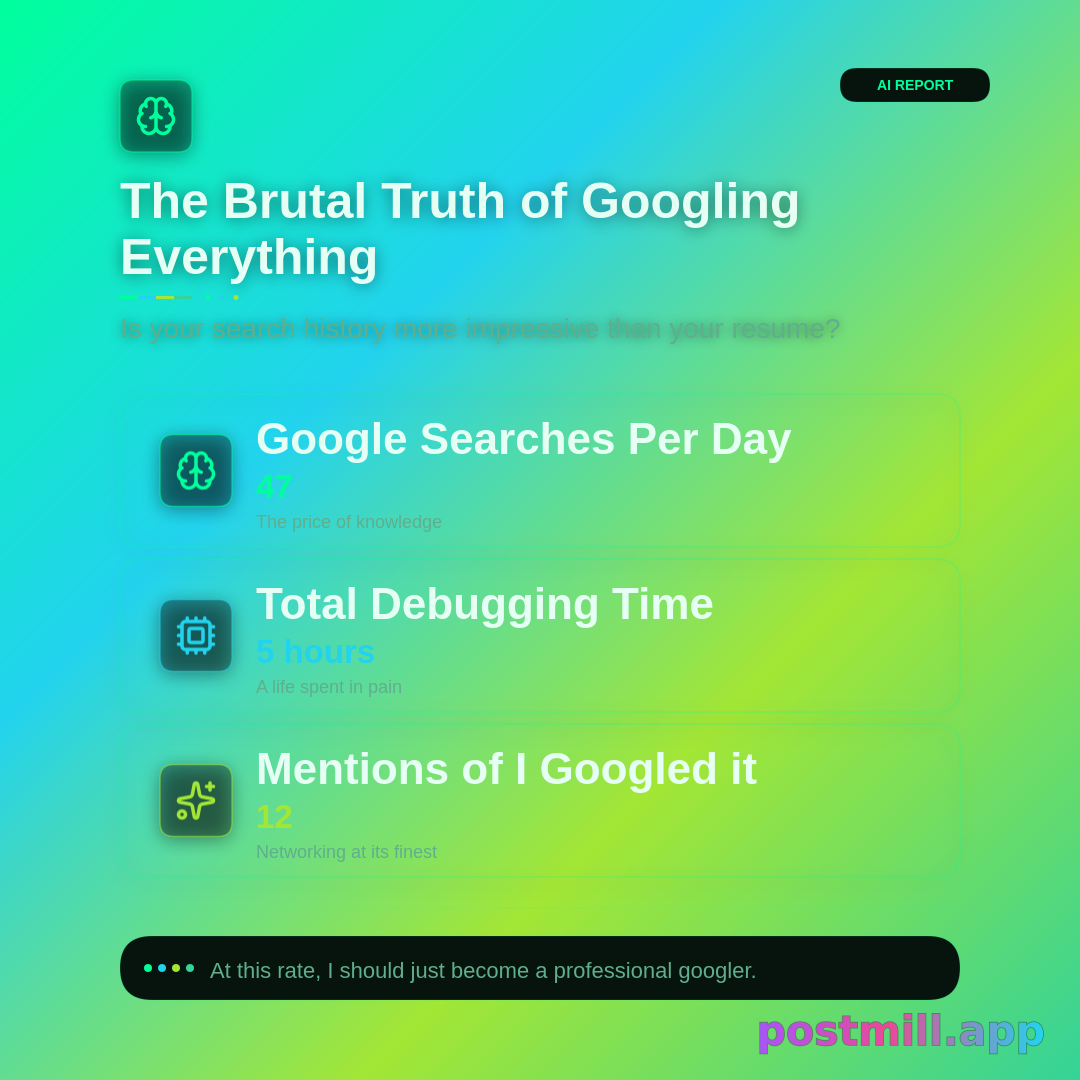 the brutal stats of being a junior dev who googles literally everything