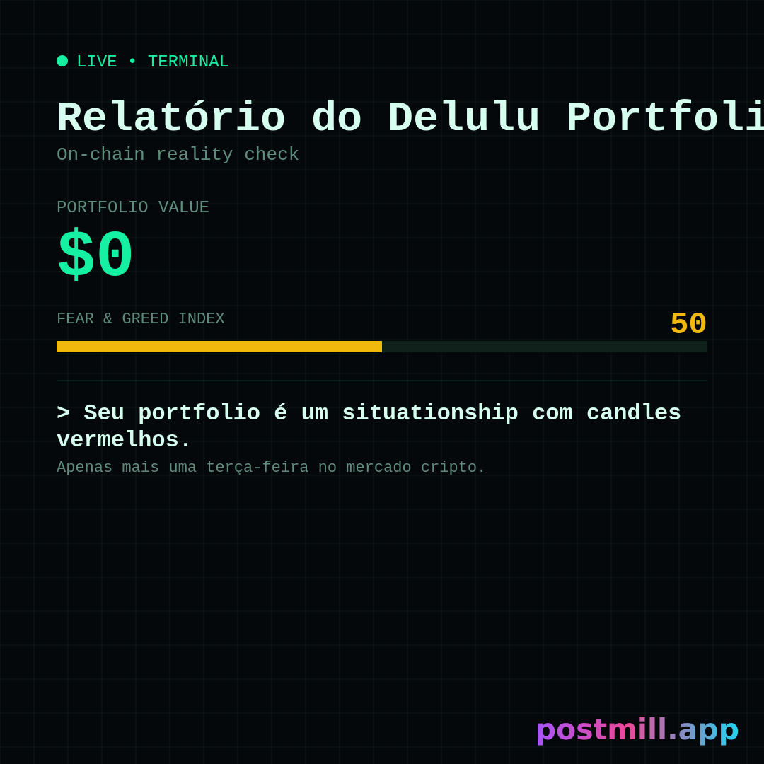 Delulu Portfolio Wrapped