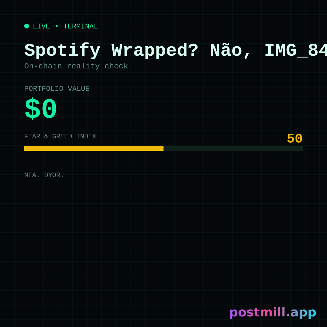 Spotify Wrapped mas são prints IMG_8473 na galeria