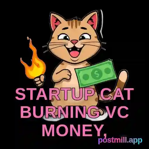 Startup Cat — burning cash