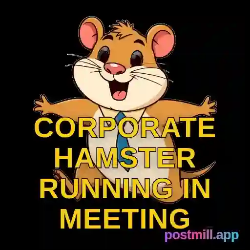 Corporate Hamster — meeting wheel