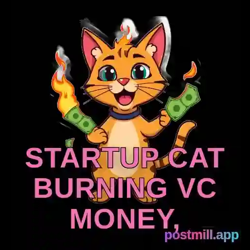 Startup Cat — burning cash