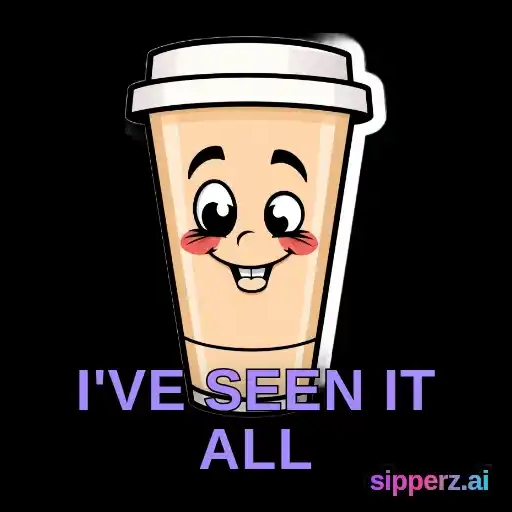 a sassy takeaway coffee cup that has seen way too much