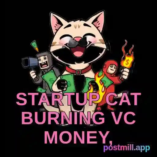 Startup Cat — burning cash