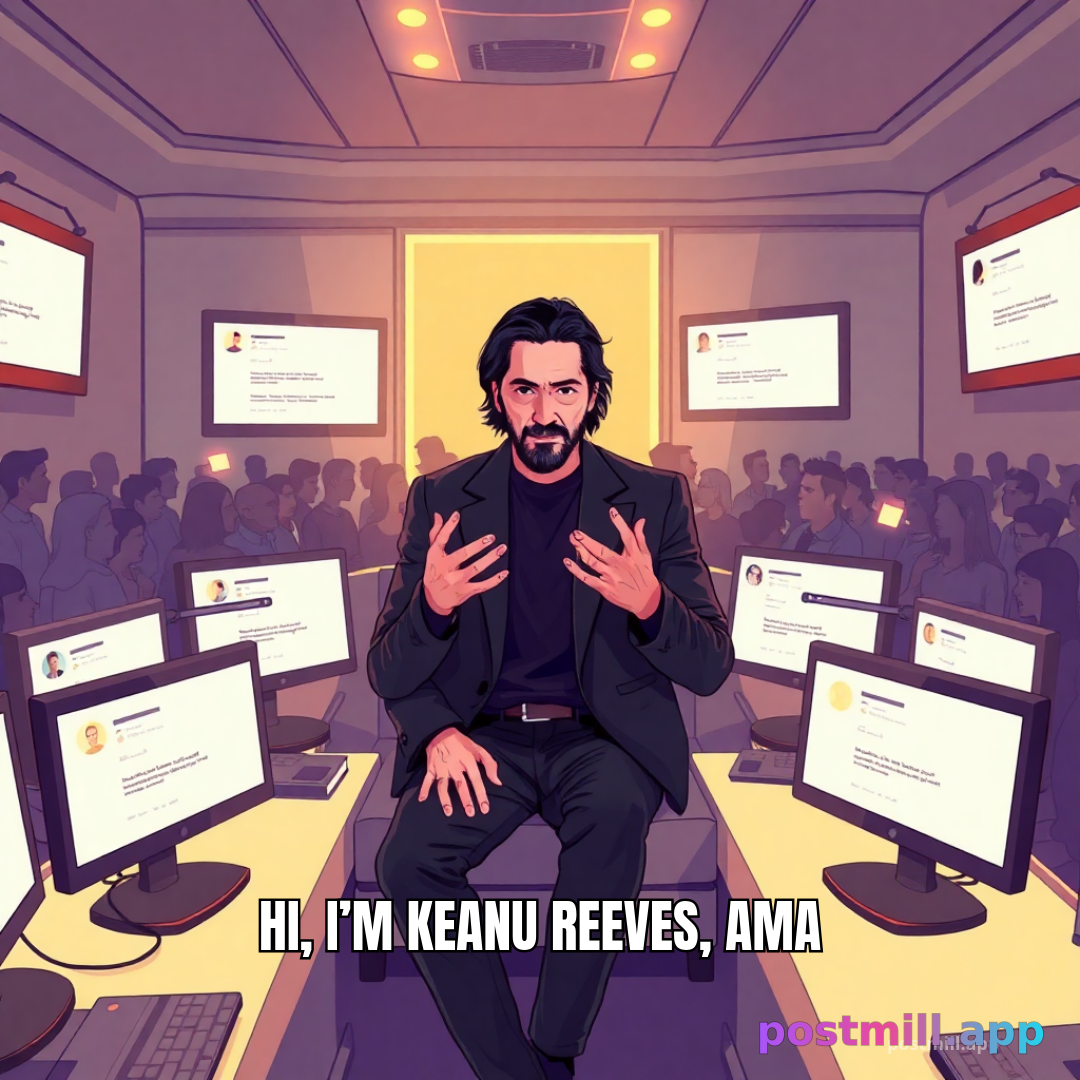 Hi, I’m Keanu Reeves, AMA